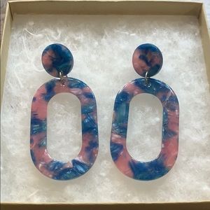 multi color earrings